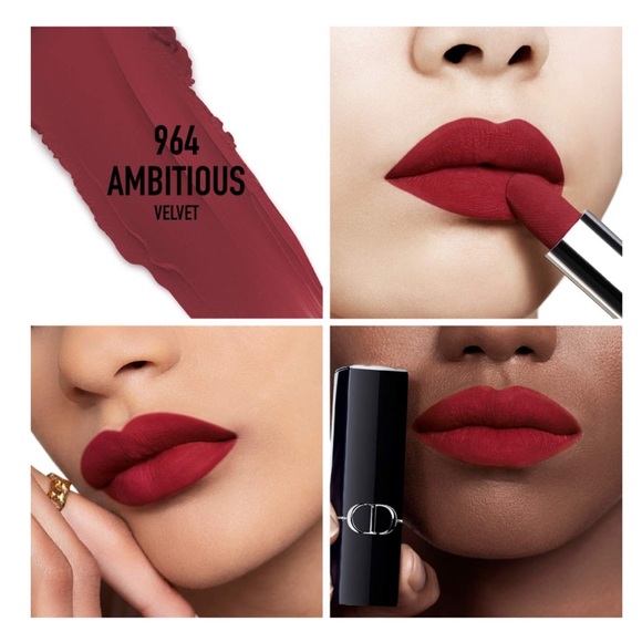 BRAND NEW IN BOX Rouge Dior Lipstick #964 Ambitious Matte - Picture 2 of 4